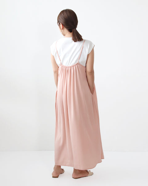 画像をギャラリービューアに読み込む, 低身長ワンピース/低身長用/小柄ワンピース/小柄用/147㎝/SSサイス/XSサイズ/ワンピース/ キャミワンピース/サテンキャミワンピ/小柄キャミワンピース