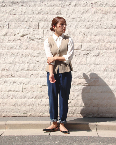 画像をギャラリービューアに読み込む, ぺプラムニットジレ【706】