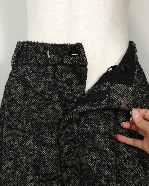 画像をギャラリービューアに読み込む, へリンボーンウールパンツ(Japan Fabric)【692】