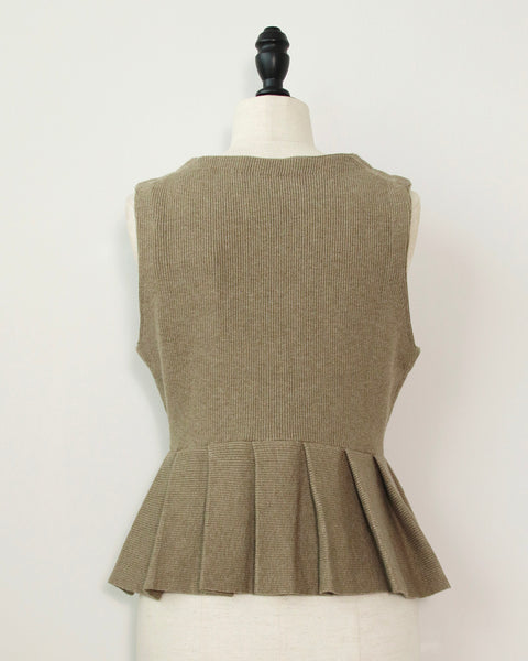 画像をギャラリービューアに読み込む, ぺプラムニットジレ【706】