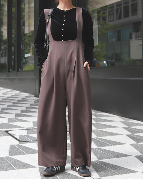 画像をギャラリービューアに読み込む, 低身長パンツ/低身長用ボトム/ボトム/サスペンダーパンツ/小柄用/XSサイズ/SSサイズ/147㎝/低身長ブランド/低身長ハイウエストパンツ/低身長オールインワン/オールインオールインワン/韓国風