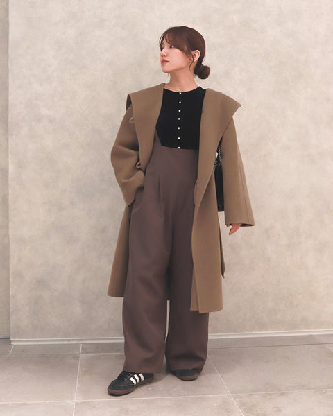 画像をギャラリービューアに読み込む, 低身長パンツ/低身長用ボトム/ボトム/サスペンダーパンツ/小柄用/XSサイズ/SSサイズ/147㎝/低身長ブランド/低身長ハイウエストパンツ/低身長オールインワン/オールインオールインワン/韓国風