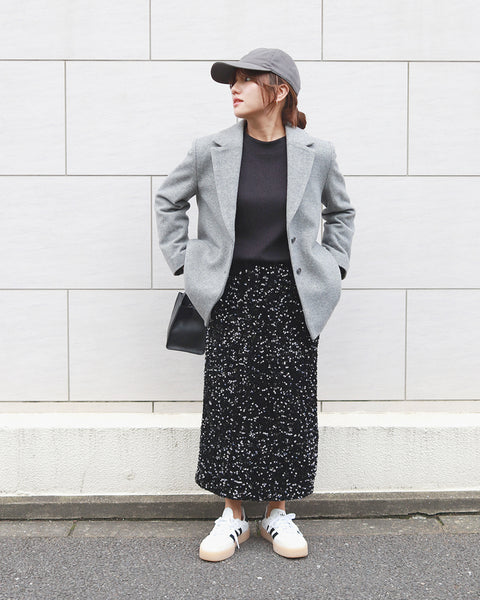 画像をギャラリービューアに読み込む, 低身長スカート/小柄スカート/低身長スカート/お直しいらず/低身長用/小柄用/低身長用ボトム/スパンコールスカート/小柄用スパンコールスカート/キラキラ/韓国