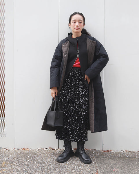 画像をギャラリービューアに読み込む, 低身長スカート/小柄スカート/低身長スカート/お直しいらず/低身長用/小柄用/低身長用ボトム/スパンコールスカート/小柄用スパンコールスカート/キラキラ/韓国