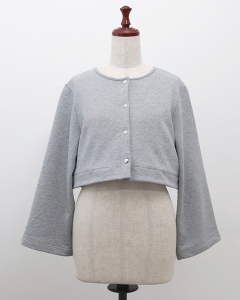 画像をギャラリービューアに読み込む, 取り外しぺプラムカーディガン【733】