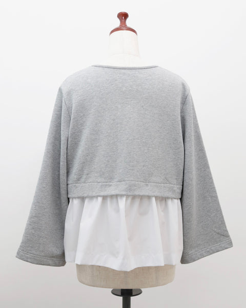 画像をギャラリービューアに読み込む, 取り外しぺプラムカーディガン【733】