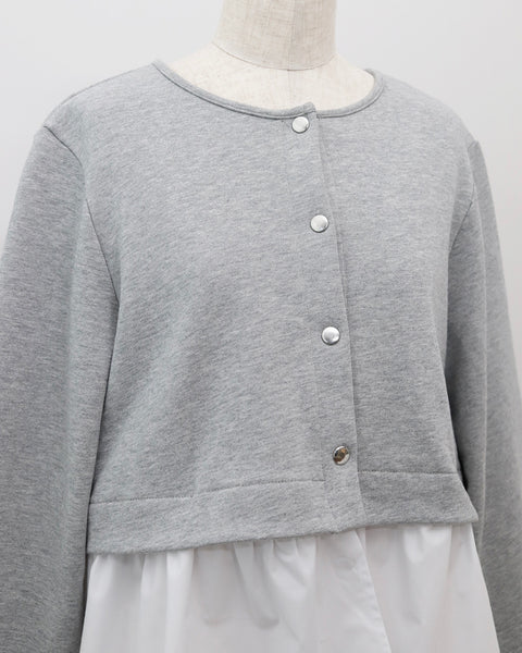 画像をギャラリービューアに読み込む, 取り外しぺプラムカーディガン【733】