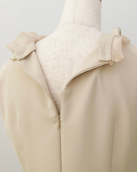 画像をギャラリービューアに読み込む, 取り外しオーガンジー襟ワンピース(セットアップ可能)【737】