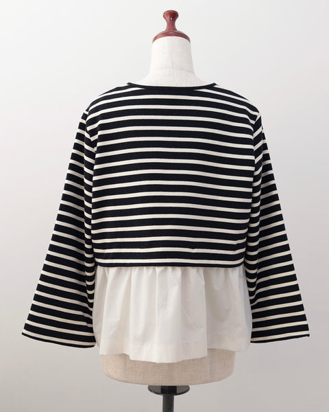 画像をギャラリービューアに読み込む, 取り外しぺプラムカーディガン【733】