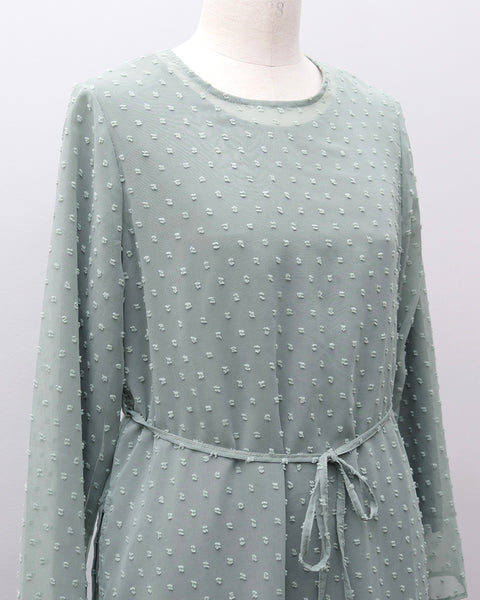 画像をギャラリービューアに読み込む, シアーワンピース(インナー付)【717】