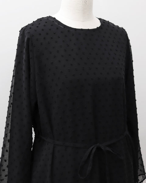 画像をギャラリービューアに読み込む, シアーワンピース(インナー付)【717】