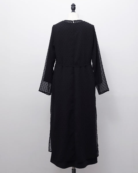 画像をギャラリービューアに読み込む, シアーワンピース(インナー付)【717】