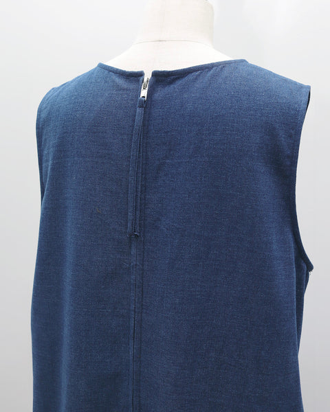 画像をギャラリービューアに読み込む, ノースリーブデニムワンピース【741】