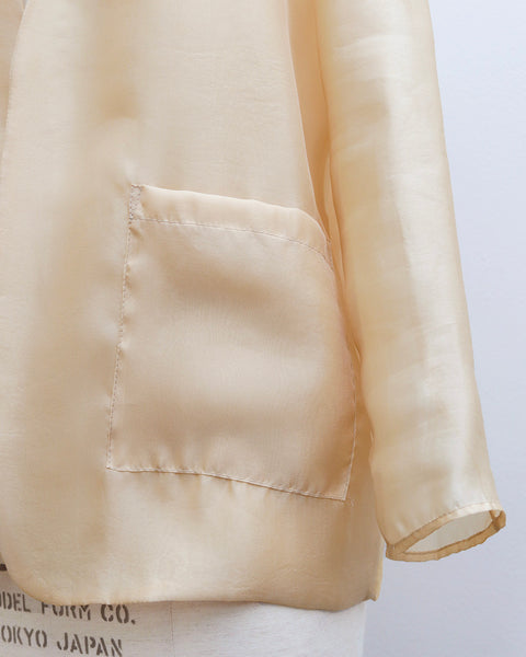 画像をギャラリービューアに読み込む, オーガンジーシアージャケット【749】