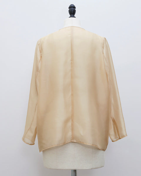 画像をギャラリービューアに読み込む, オーガンジーシアージャケット【749】