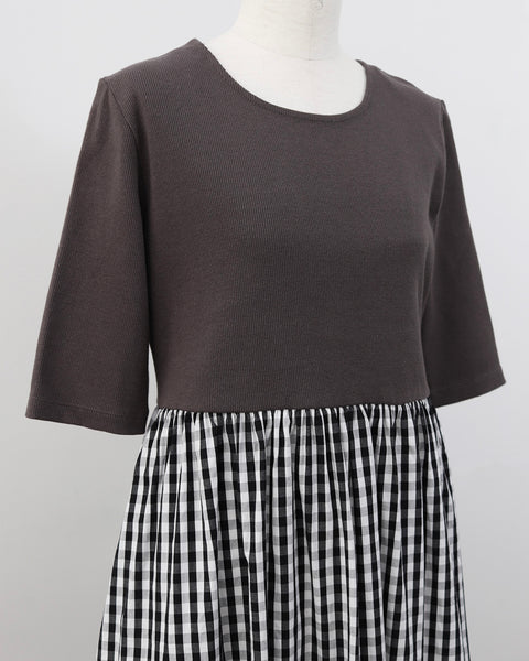 画像をギャラリービューアに読み込む, ドッキングフレアワンピース【652】