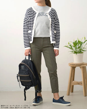 ピンタッククロップドパンツ【409】