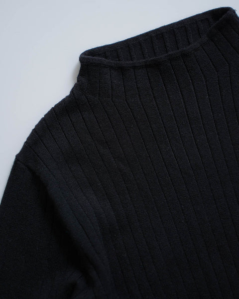 画像をギャラリービューアに読み込む, ワイドリブボトルネックニット【338】