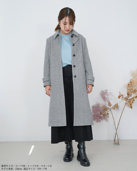 画像をギャラリービューアに読み込む, ウールロングコート【288】