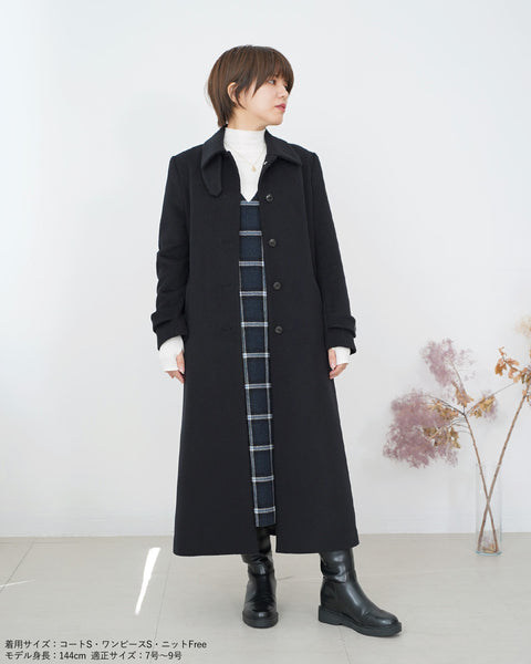 画像をギャラリービューアに読み込む, ウールロングコート【288】