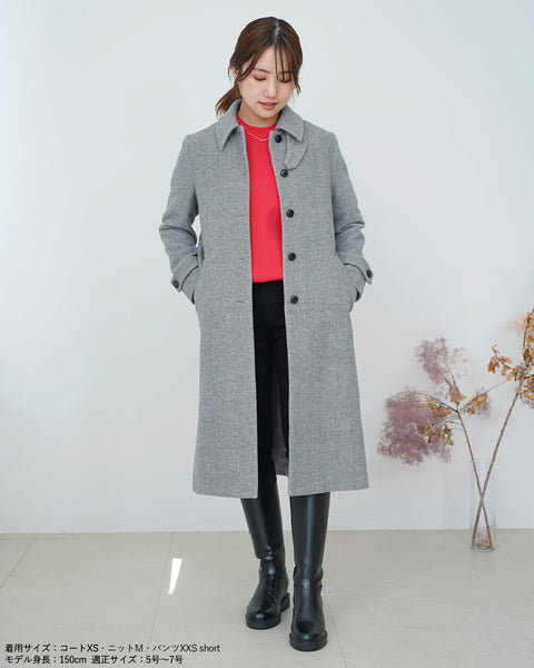 画像をギャラリービューアに読み込む, ウールロングコート【288】