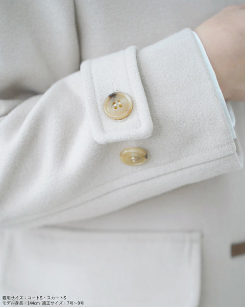 画像をギャラリービューアに読み込む, ウールショートダッフルコート【286】