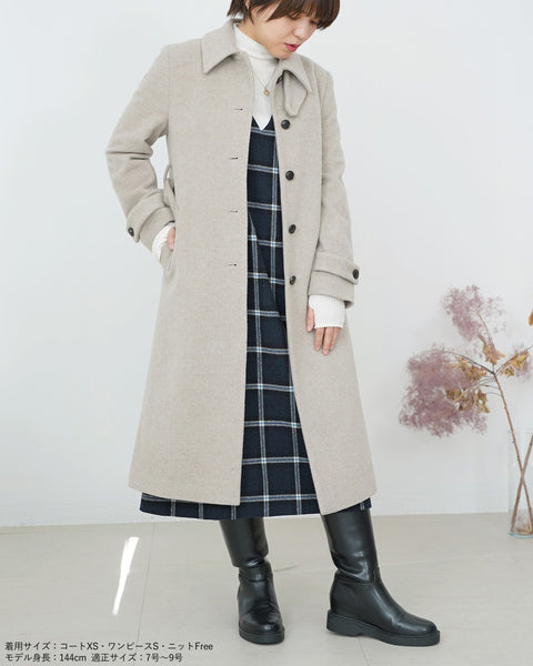 画像をギャラリービューアに読み込む, ウールロングコート【288】