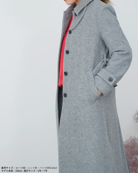 画像をギャラリービューアに読み込む, ウールロングコート【288】