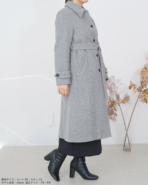 画像をギャラリービューアに読み込む, ウールロングコート【288】