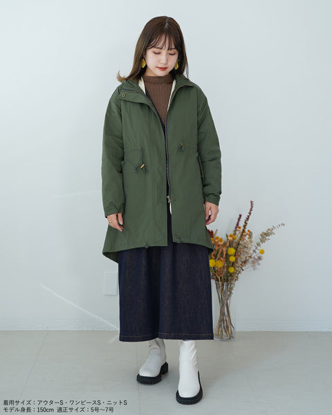 画像をギャラリービューアに読み込む, ワイドリブボトルネックニット【338】