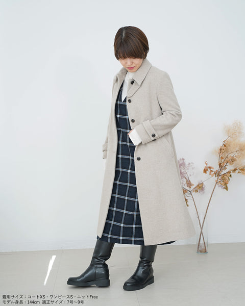 画像をギャラリービューアに読み込む, ウールロングコート【288】