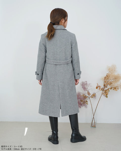 画像をギャラリービューアに読み込む, ウールロングコート【288】