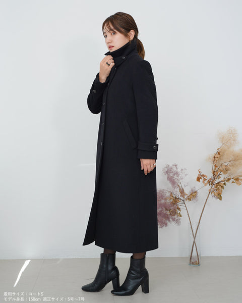 画像をギャラリービューアに読み込む, ウールロングコート【288】