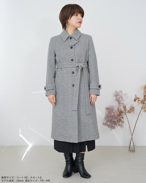 画像をギャラリービューアに読み込む, ウールロングコート【288】