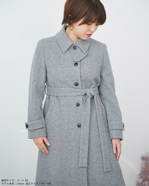 画像をギャラリービューアに読み込む, ウールロングコート【288】