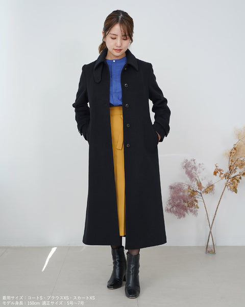 画像をギャラリービューアに読み込む, ウールロングコート【288】