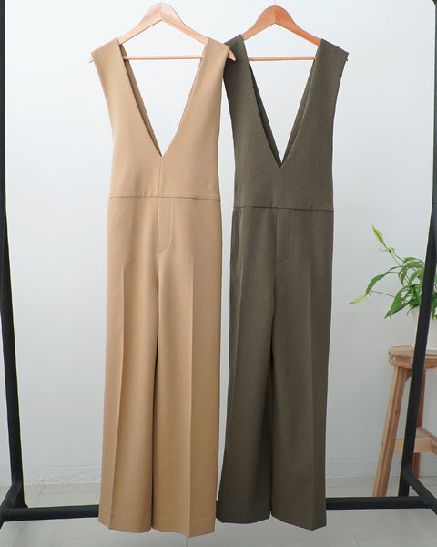 画像をギャラリービューアに読み込む, ウォッシャブルクロスサロペットパンツ【410】