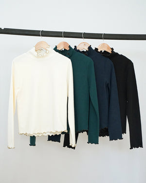 メロータートルネックカットソー【388】