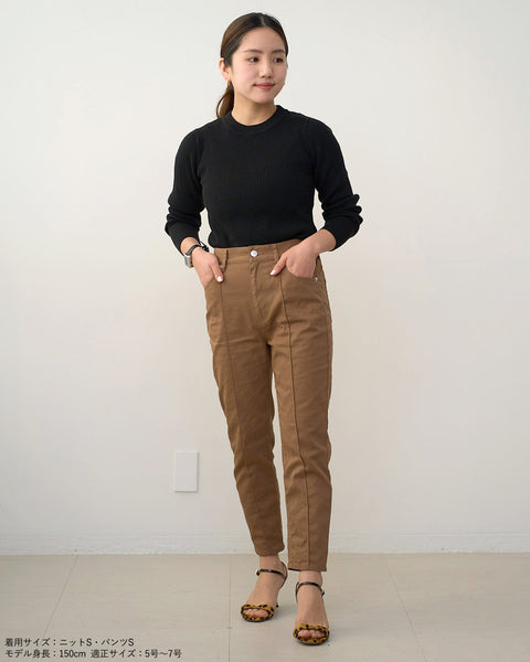 画像をギャラリービューアに読み込む, ピンタッククロップドパンツ【409】