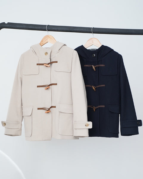 画像をギャラリービューアに読み込む, ウールショートダッフルコート【286】