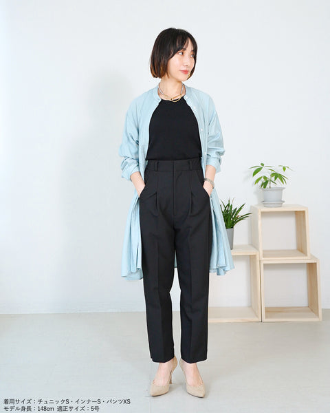 画像をギャラリービューアに読み込む, ツイルテーパードパンツ【112】