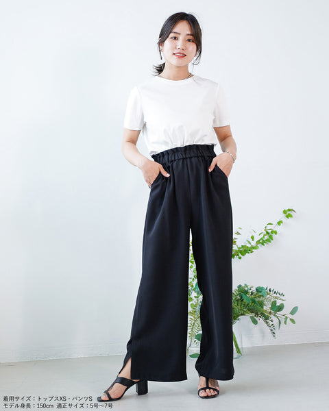 画像をギャラリービューアに読み込む, クルーネックコンパクトTシャツ【227】