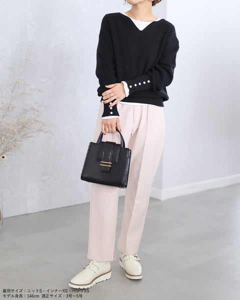 画像をギャラリービューアに読み込む, カラーテーパードパンツ【164】