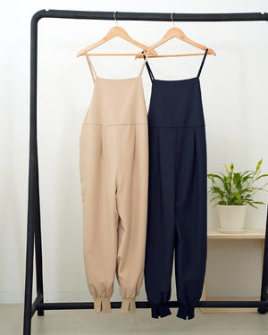 裾スリットジョガーサロペット【426】