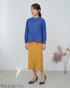 サイドプリーツストレートスカート【324】