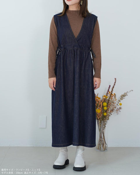 画像をギャラリービューアに読み込む, ワイドリブボトルネックニット【338】