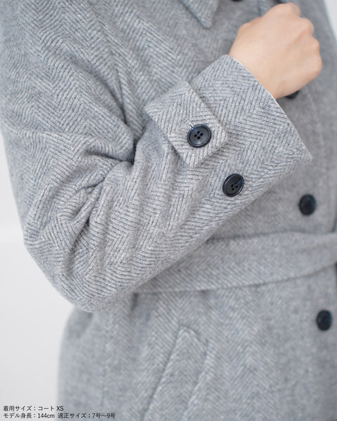 画像をギャラリービューアに読み込む, ウールロングコート【288】