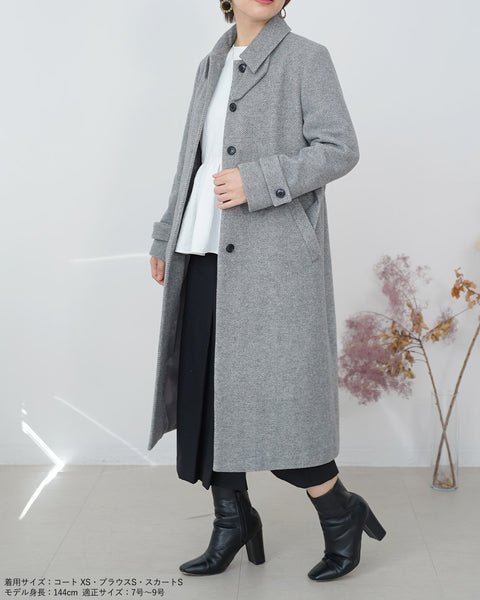 画像をギャラリービューアに読み込む, ウールロングコート【288】