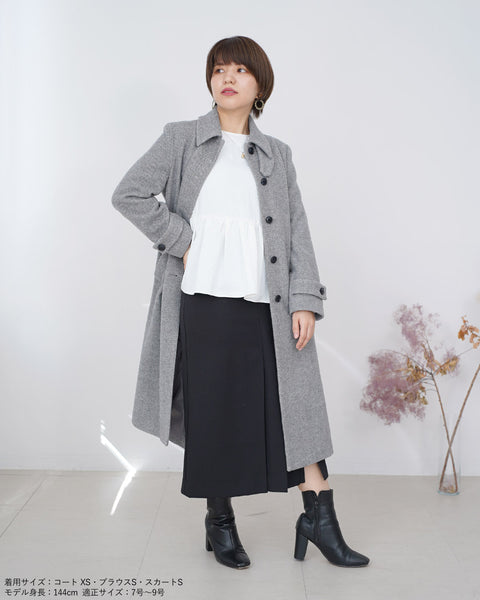 画像をギャラリービューアに読み込む, ウールロングコート【288】