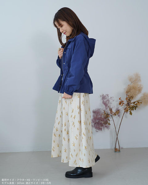 画像をギャラリービューアに読み込む, 花柄ワンピース【190】